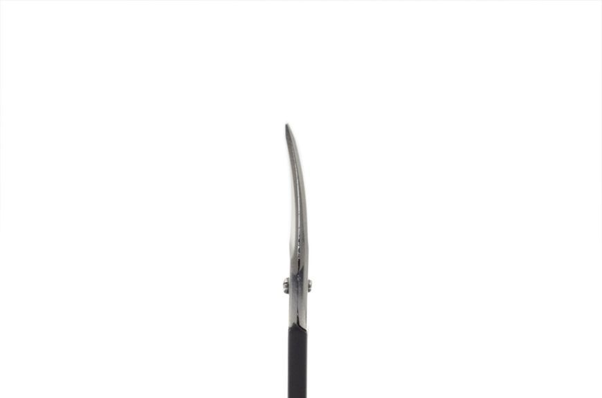 Ножницы маникюрные для ногтей Beauty LUXURY HH-03 черные изогнутые HH-03 фото