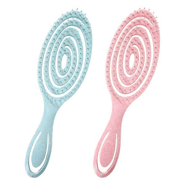 Щетка массажная для волос 22см*7см Beauty LUXURY HB-05-25 разных цветов HB-05-25  фото