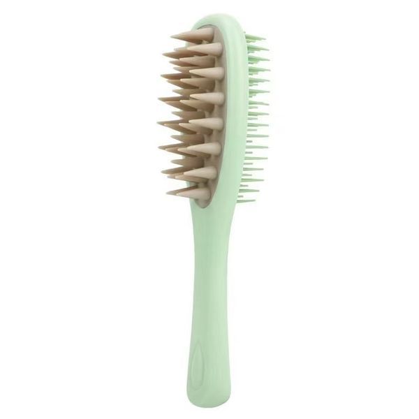 Щетка массажная для волос двусторонняя Beauty LUXURY HB-08-16 цветная  HB-08-16 різні кольори фото