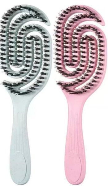 Массажная щетка для волос щетина 22см*6,5см Beauty LUXURY HB-05-22 фото