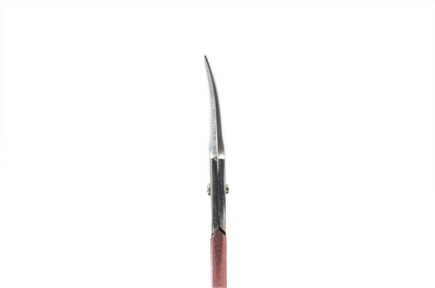 Ножницы маникюрные для кутикулы Beauty LUXURY HM-09R красные изогнутые HM-09R фото