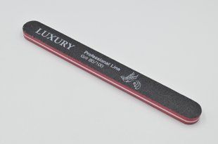 Минеральная пилочка для ногтей Beauty LUXURY MF-03B 80*100 черная MF-03B фото