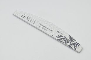 Мінеральна пилочка для нігтів Beauty LUXURY MF-31C 100*100 сіра MF-31C фото