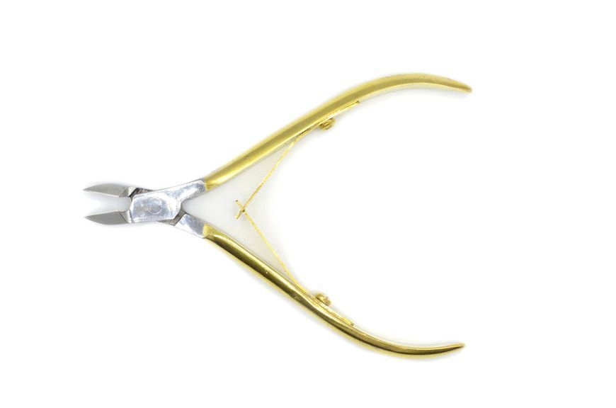 Кусачки манікюрні для кутикули Beauty LUXURY KM-11 (12mm) золоті KM-11 фото