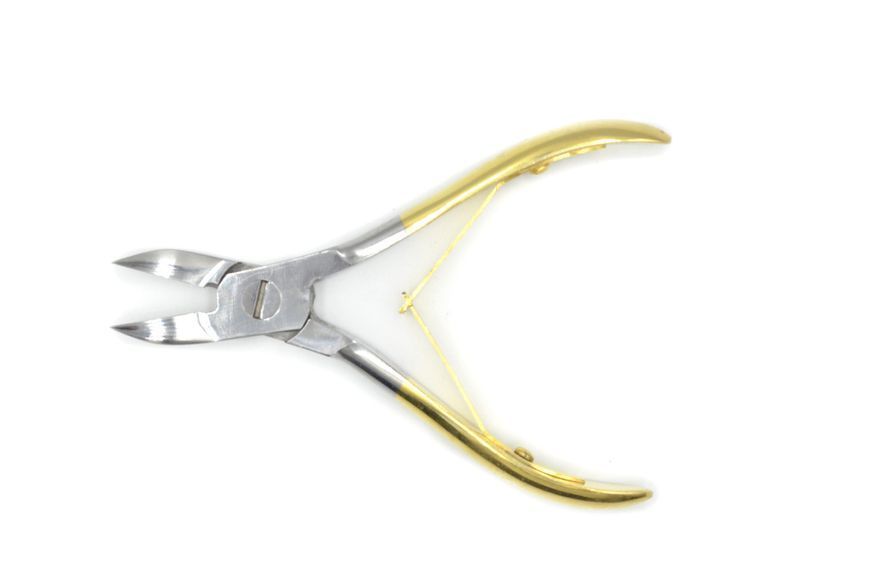 Кусачки педикюрные для ногтей Beauty LUXURY KP-02 золотые KP-02 фото